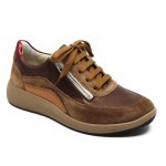 Solidus sneaker bruin leder/suède 65019 K